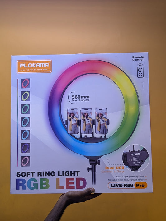 Soft Ring Light RBG LED Live-R56 Pro
