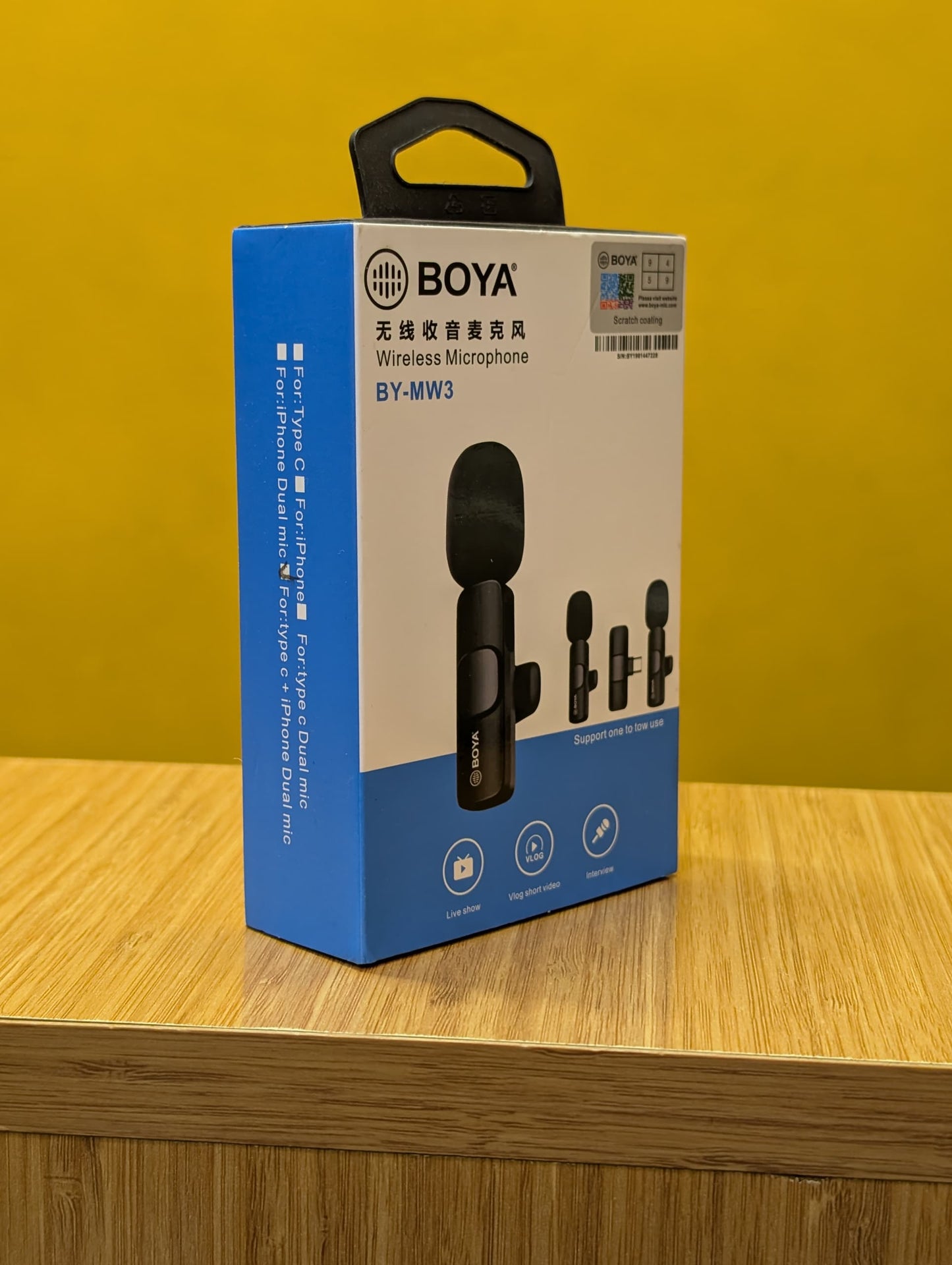 BOYA – DRAHTLOSES MIC BY-MW3