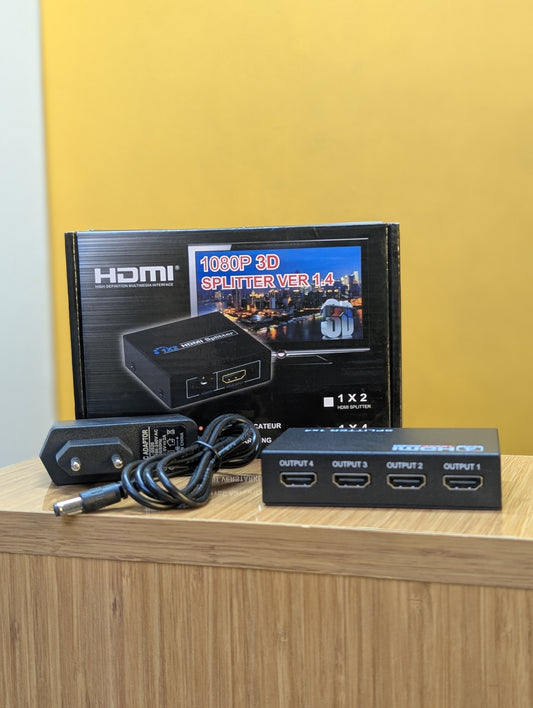 HDMI Splitter 1 x 4 (1 i'nput 4 Output HDMI)