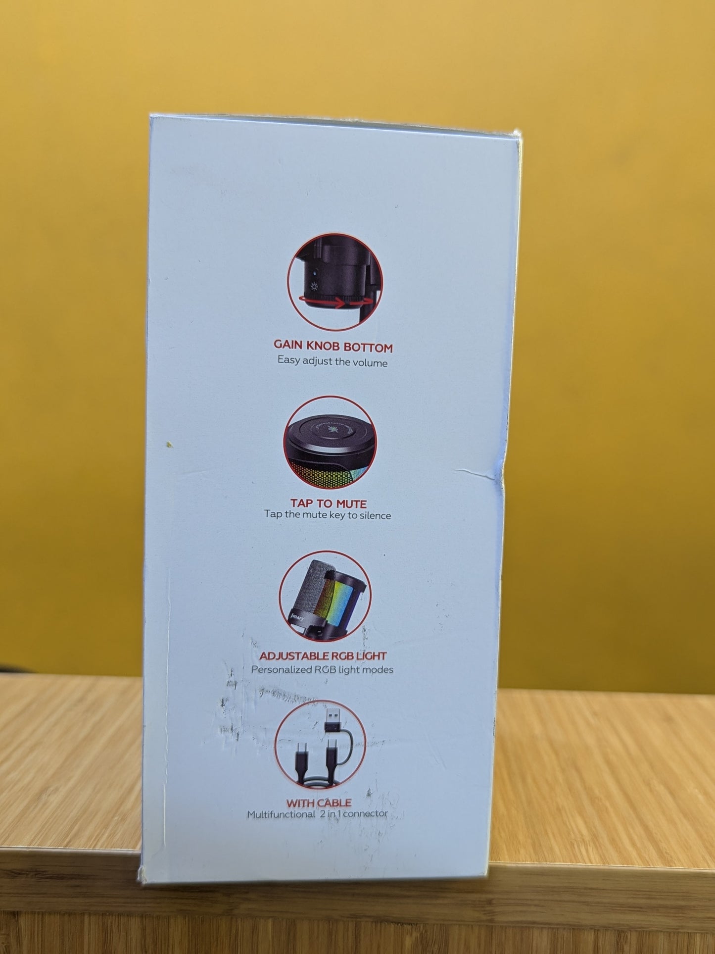 Jmary Usb Microphone MC-PW13 (podcast mic,gaming mic,streaming mic and recording mic)