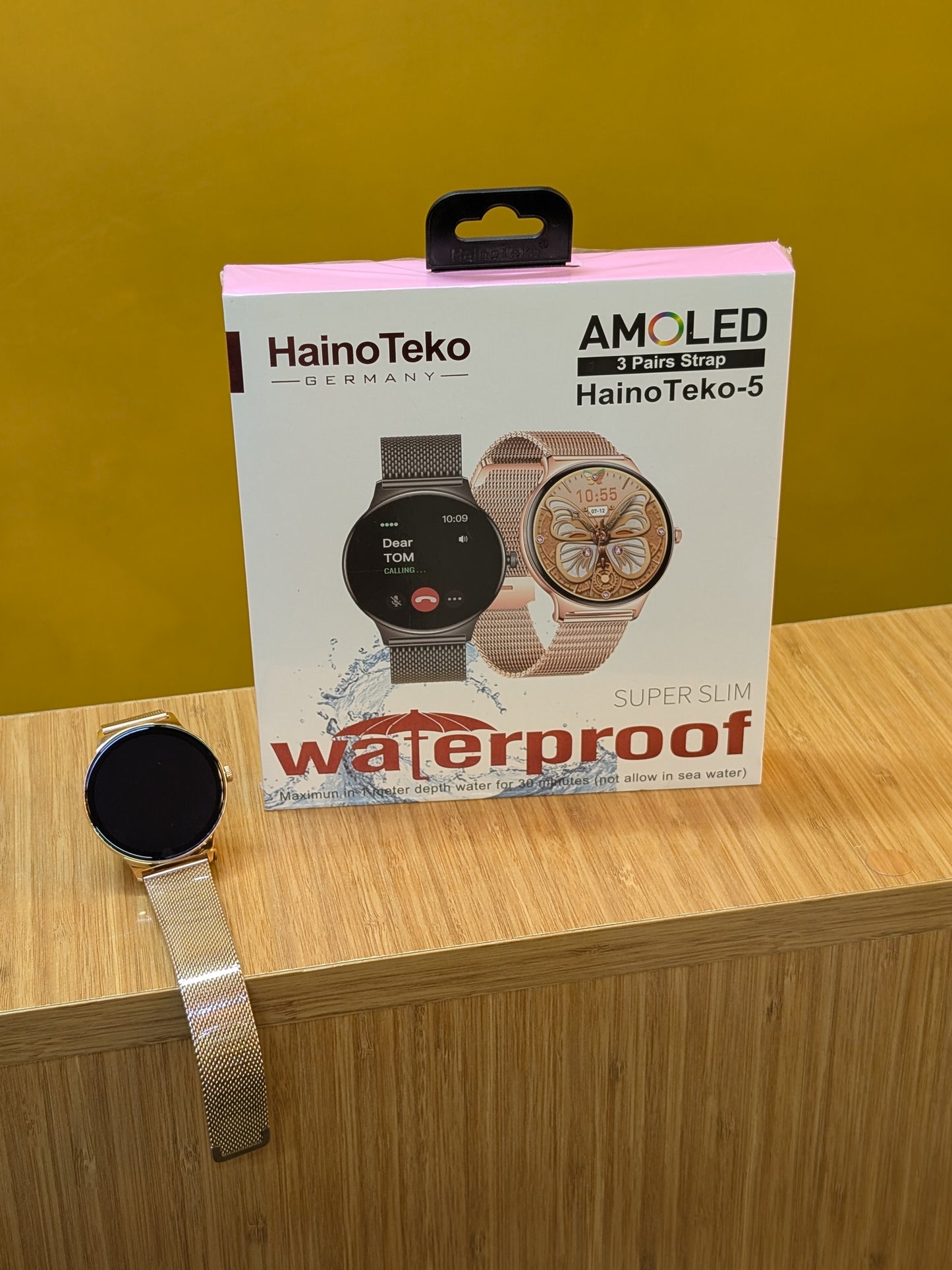Smartwatch HainoTeko-5, AMOLED, Waterproof