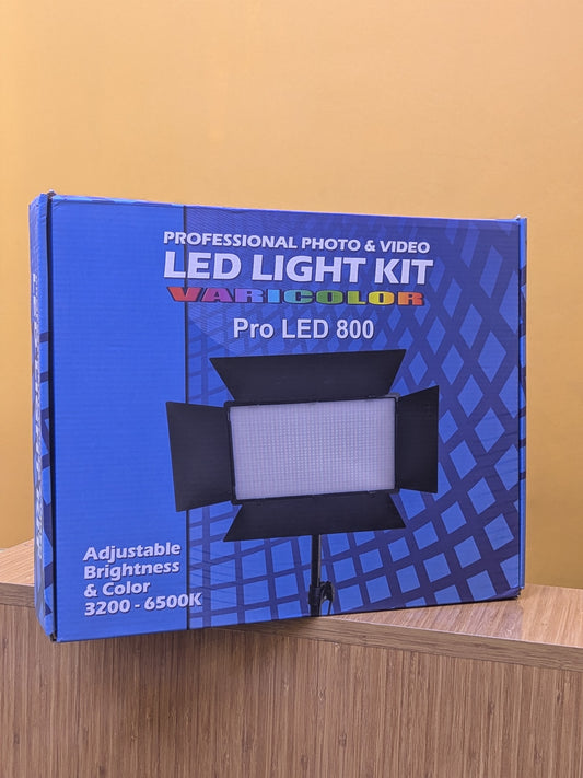 Professional photo & Video LED LIGHT KIT Pro LED 800