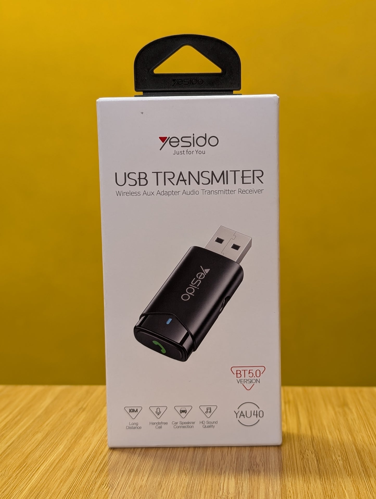 Yesido YAU40 USB Transmitter- Wireless Aux Adapter Audio Transmitter Receiver